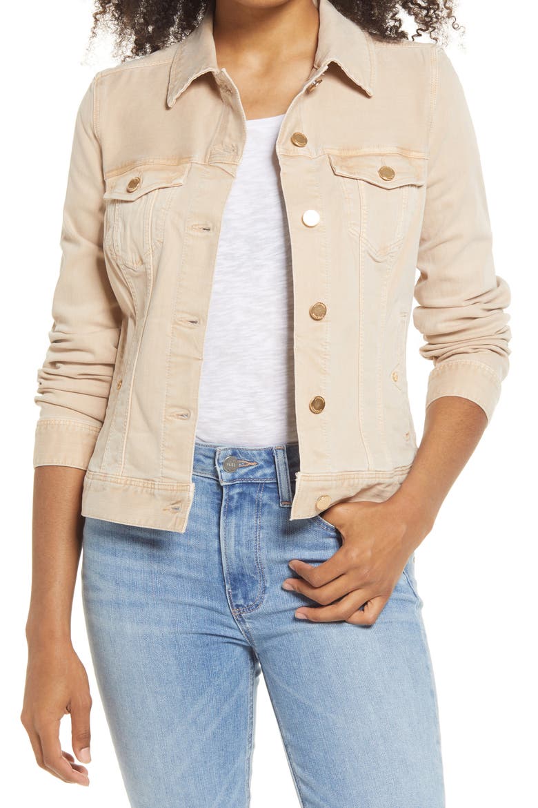 Liverpool Denim Trucker Jacket, Alternate, color, PANAMA TAN