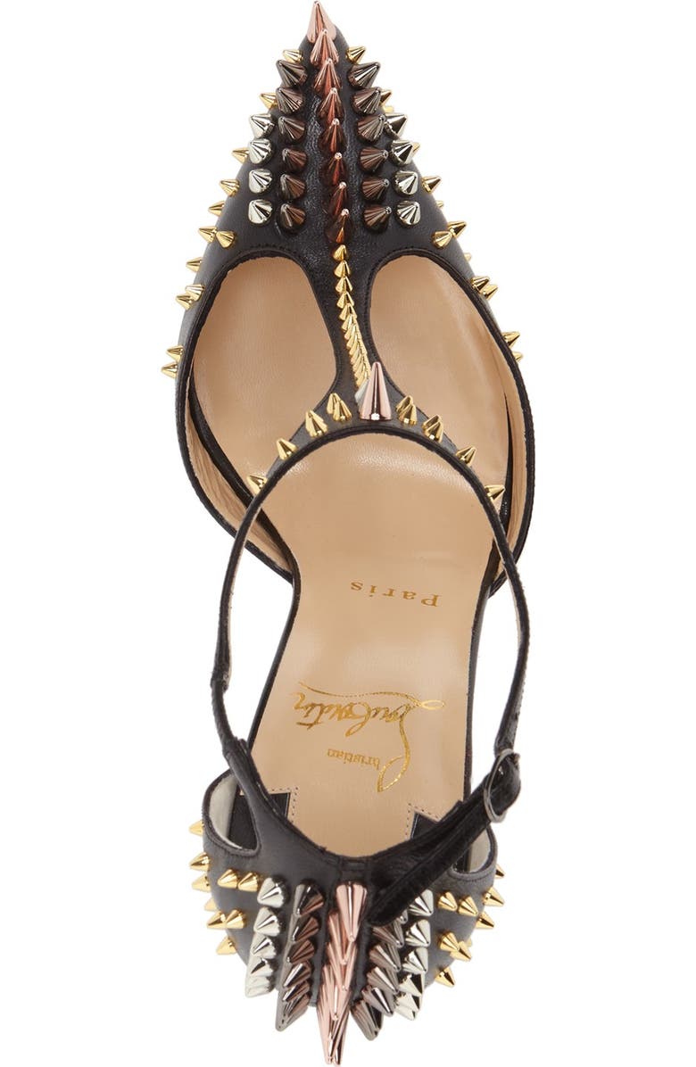 Christian Louboutin 'Goldostrap' Pump, Alternate, color,