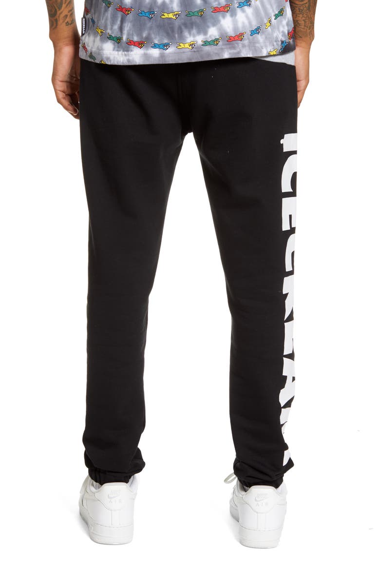 Minor Threat Sweatpants, Alternate, color, BLACK