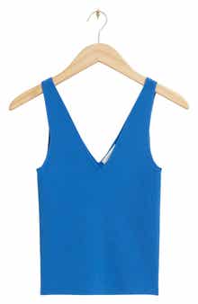 & Other Stories La Renta V-Neck Tank Top