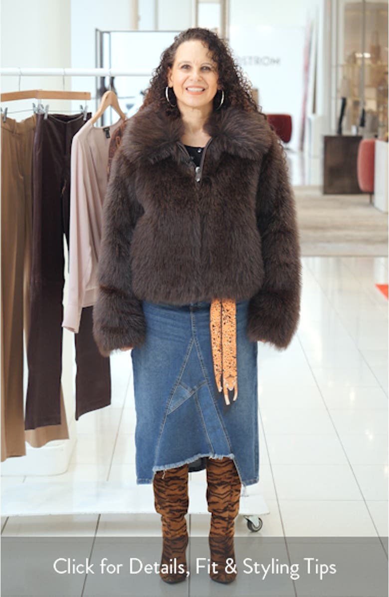 Venice Faux Fur Jacket, sales video thumbnail