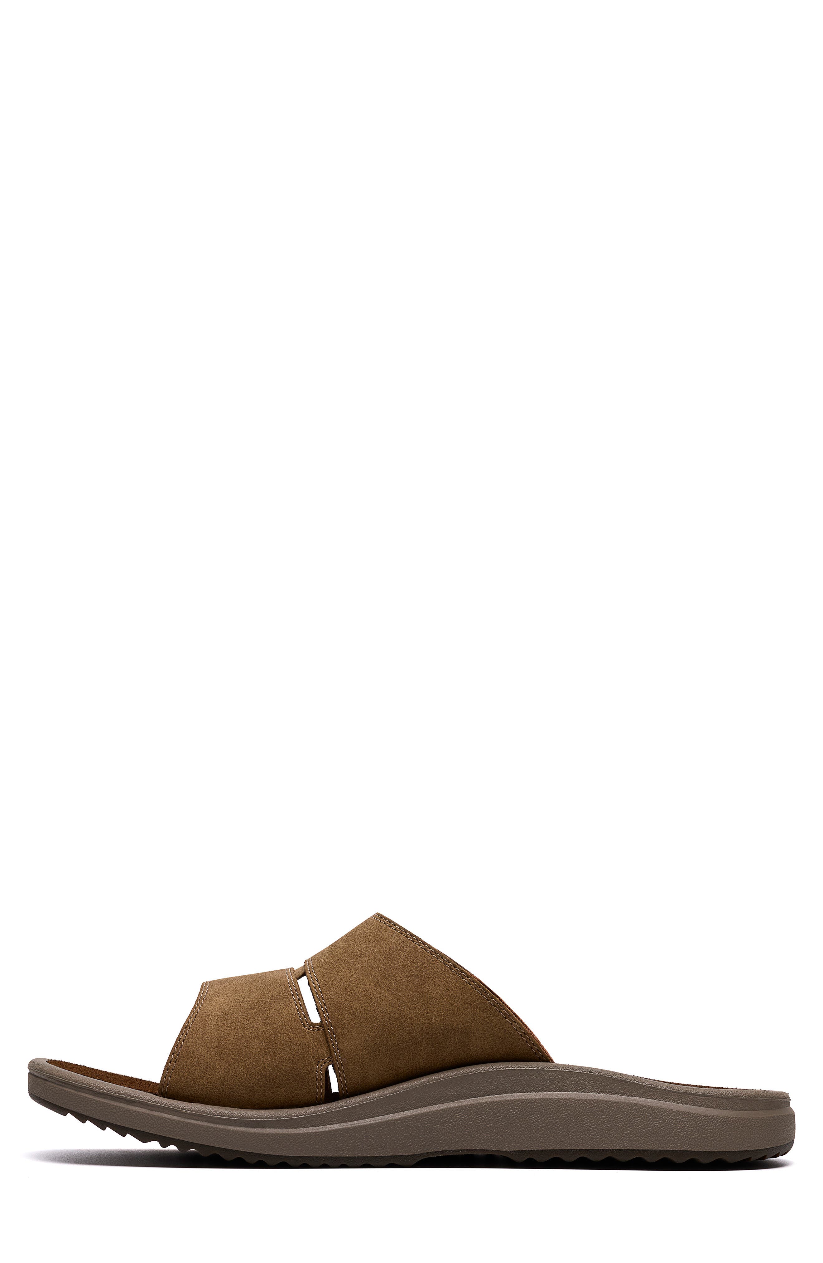 Clarks<sup>®</sup> Breeze Slide Sandal, Alternate, color, Sand