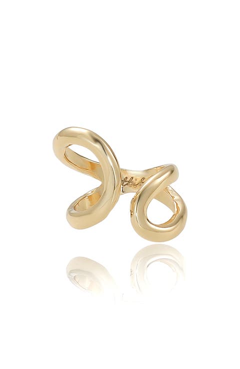 Abstract Open Band Ring