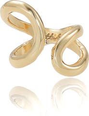 Ettika Abstract Open Band Ring