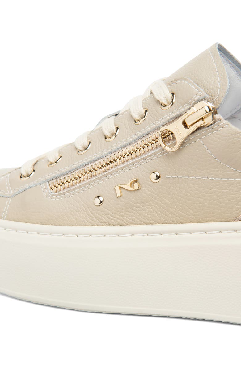 NeroGiardini Platform Sneaker, Alternate, color, Champagne