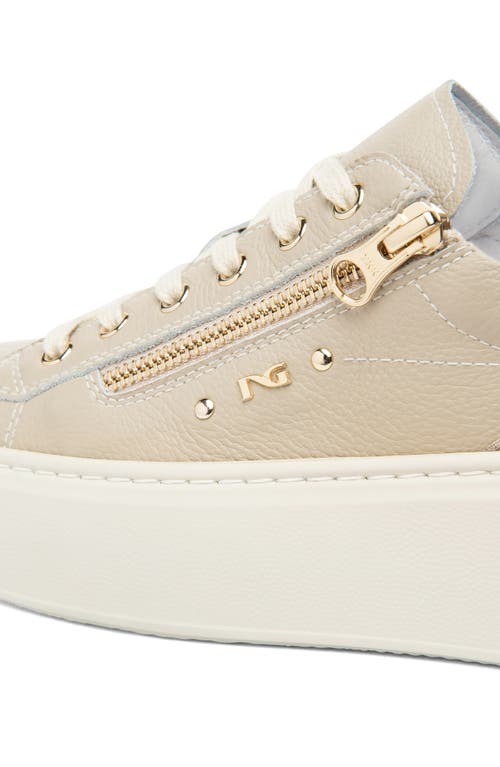 Nerogiardini Platform Sneaker In Gold