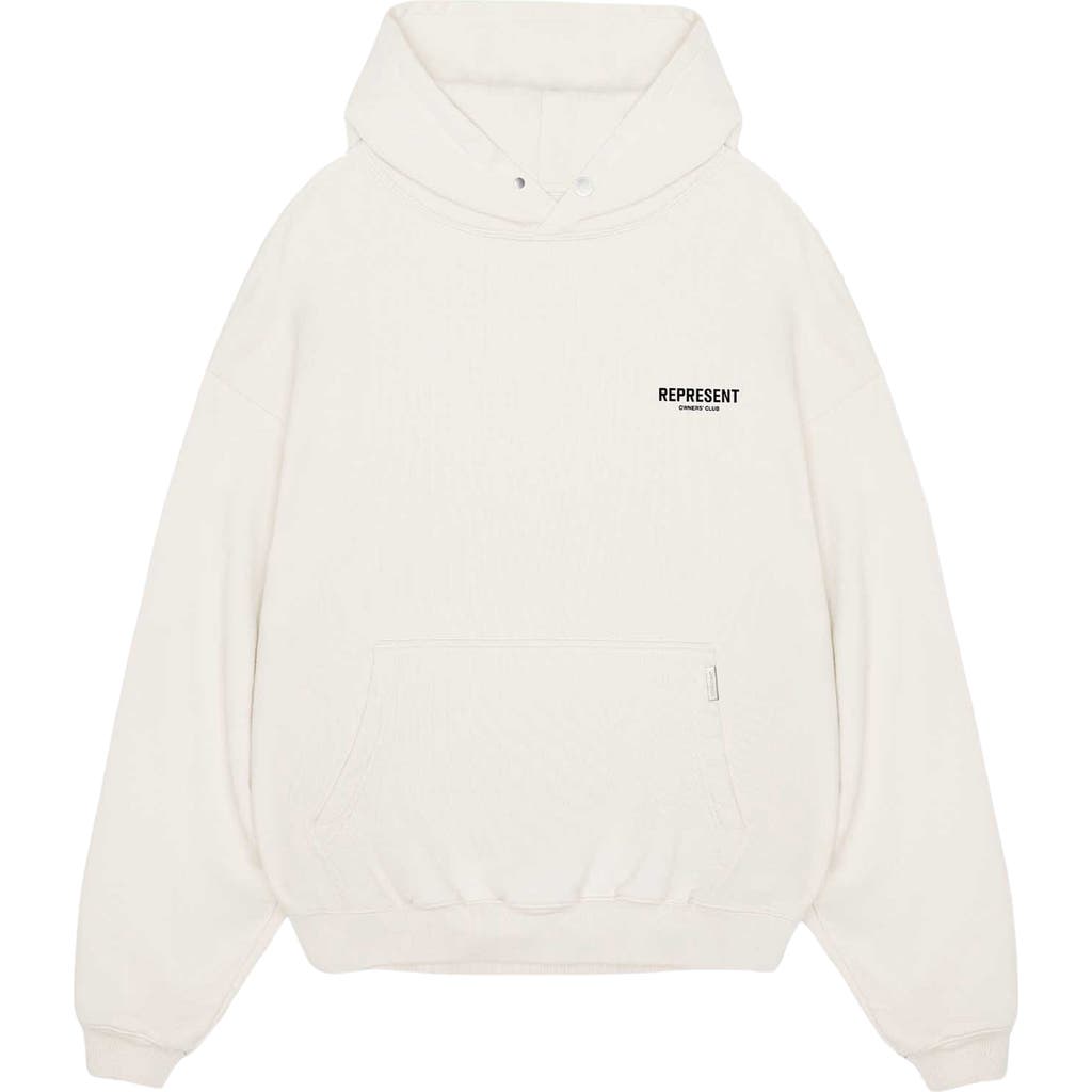 Represent Owners Club Hoodie In Flat White