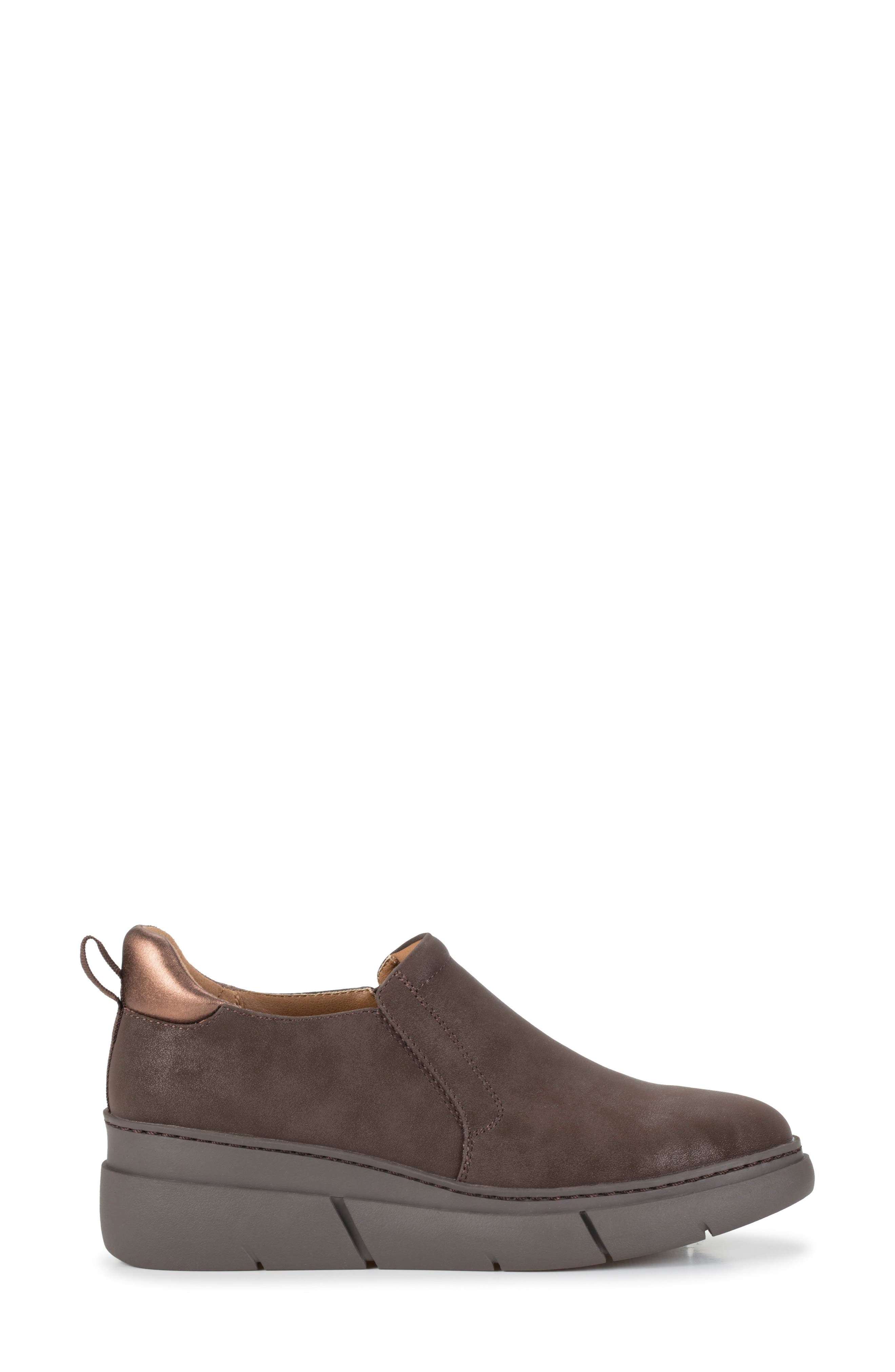 Lizett Wedge Ankle Boot, Alternate, color, DARK BROWN