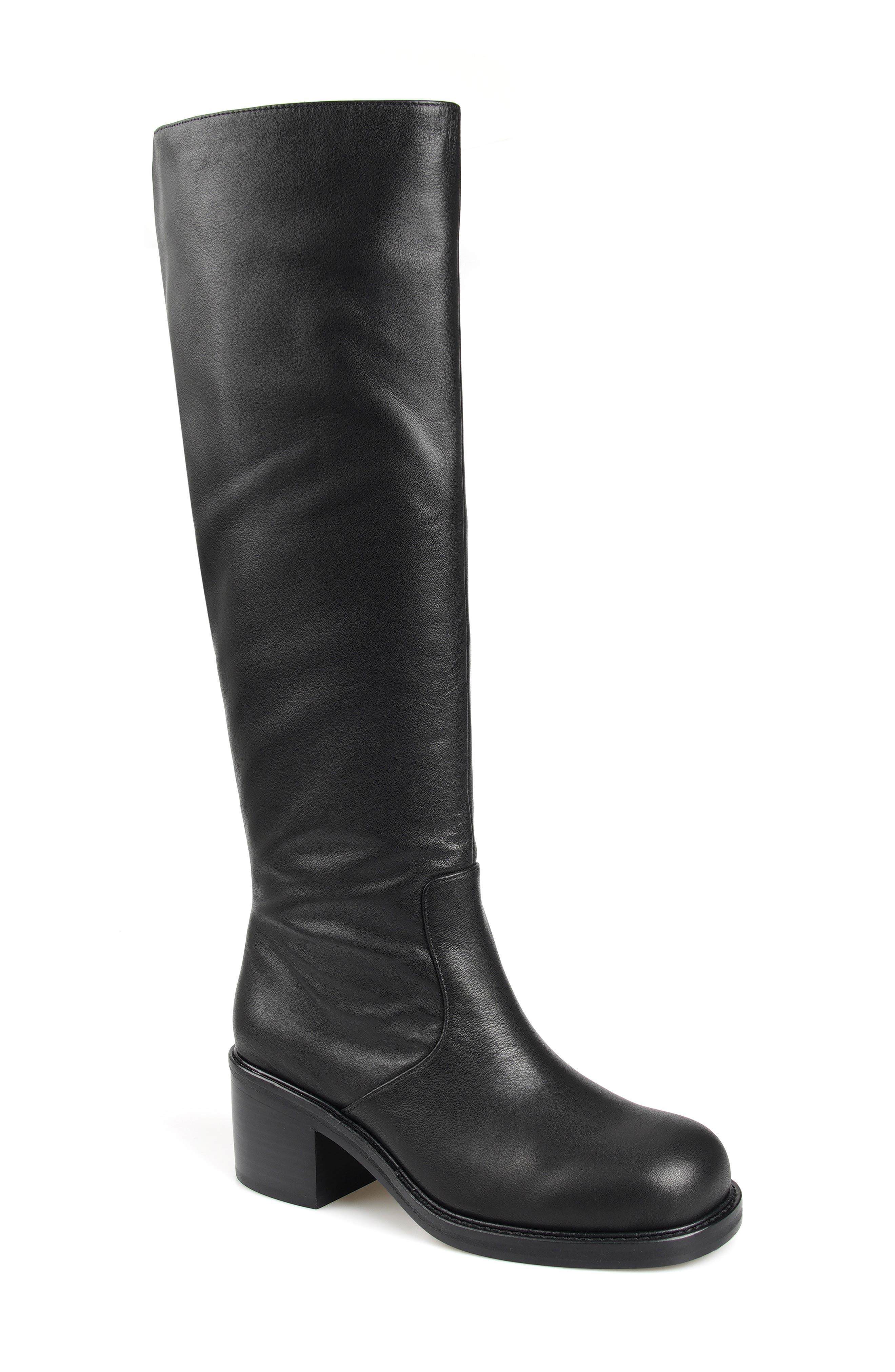 ZIGI Jonnah Tall Boot, Main, color, Black Leather