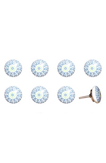 Kinetic 8-pack Knobs In Baby Blue