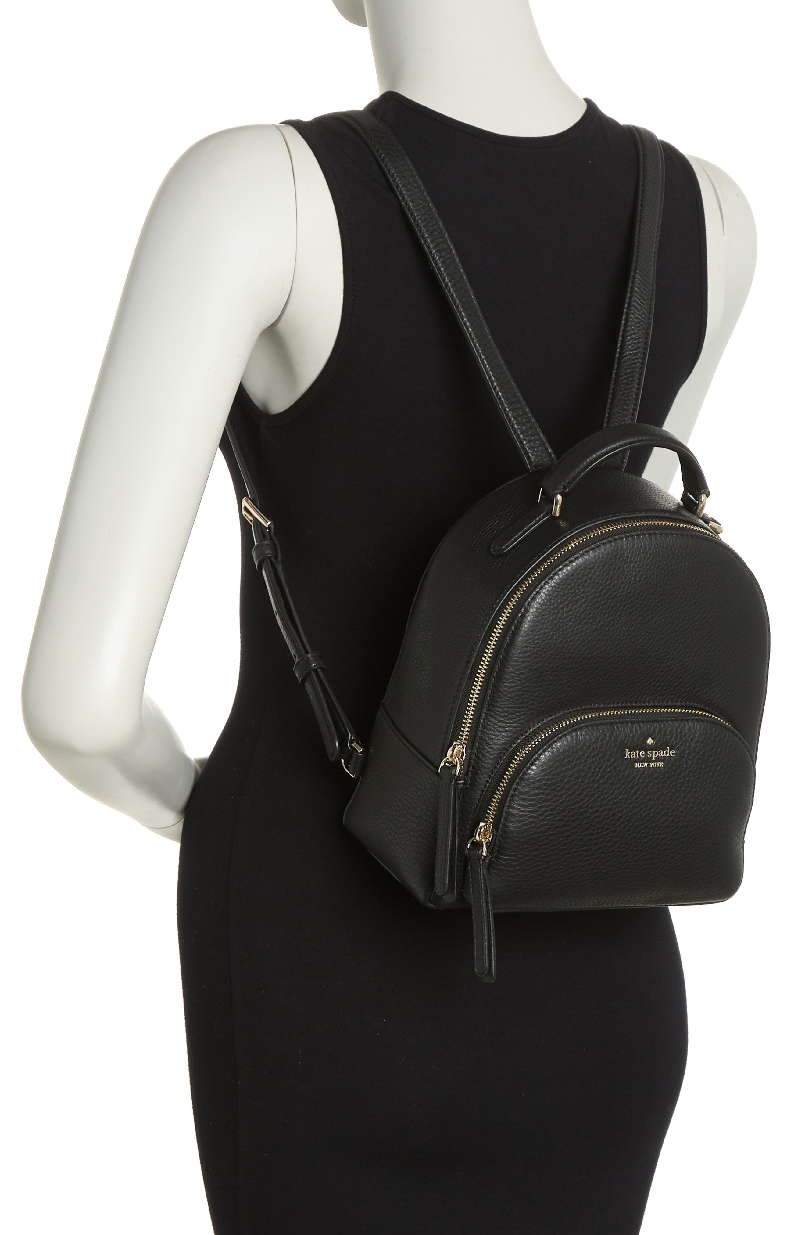Kate Spade New York jackson medium leather backpack, Alternate, color, 