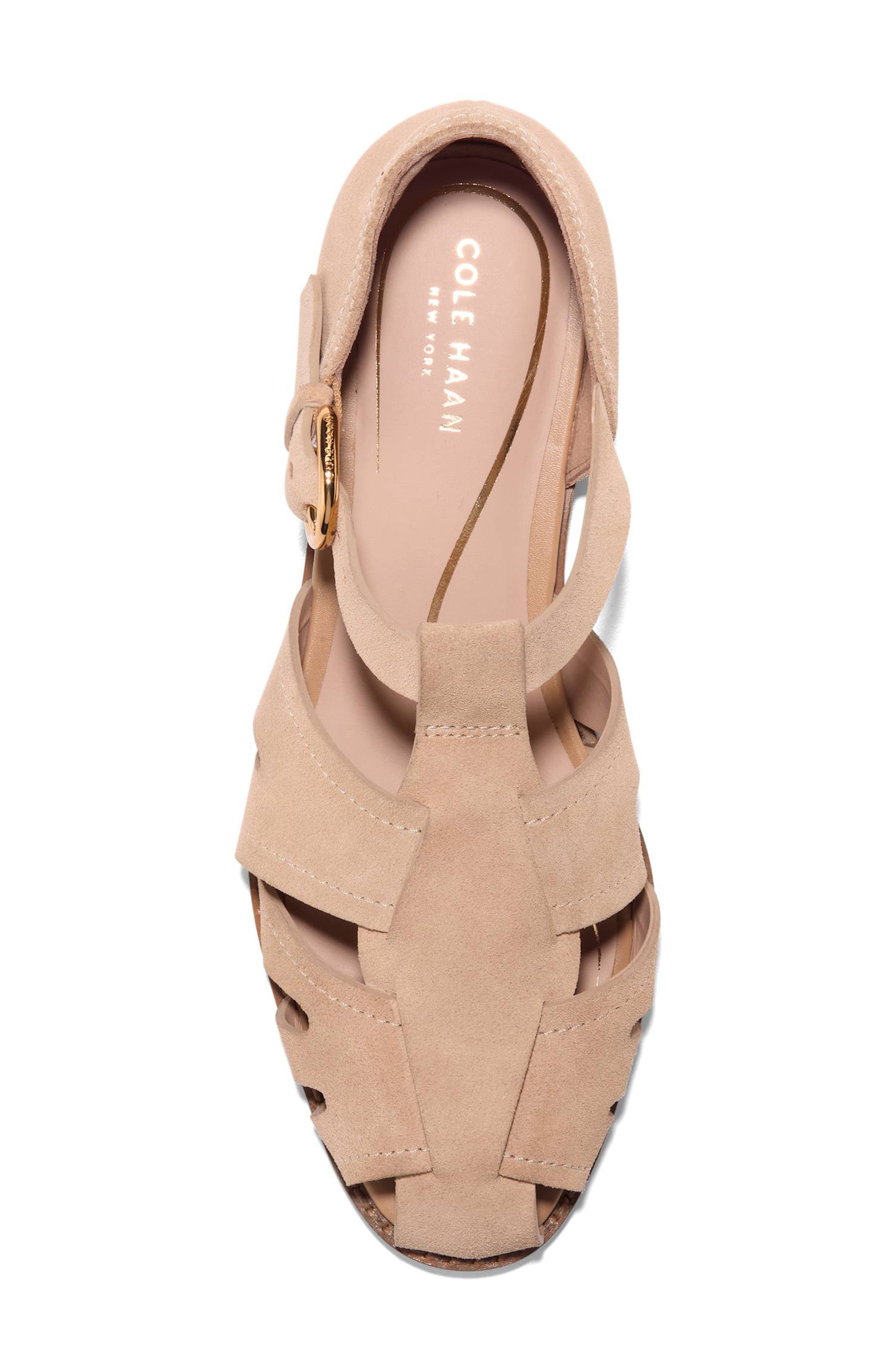 Rosabella Fishmerman Sandal, Alternate, color, CH TUSCAN SAND SUEDE