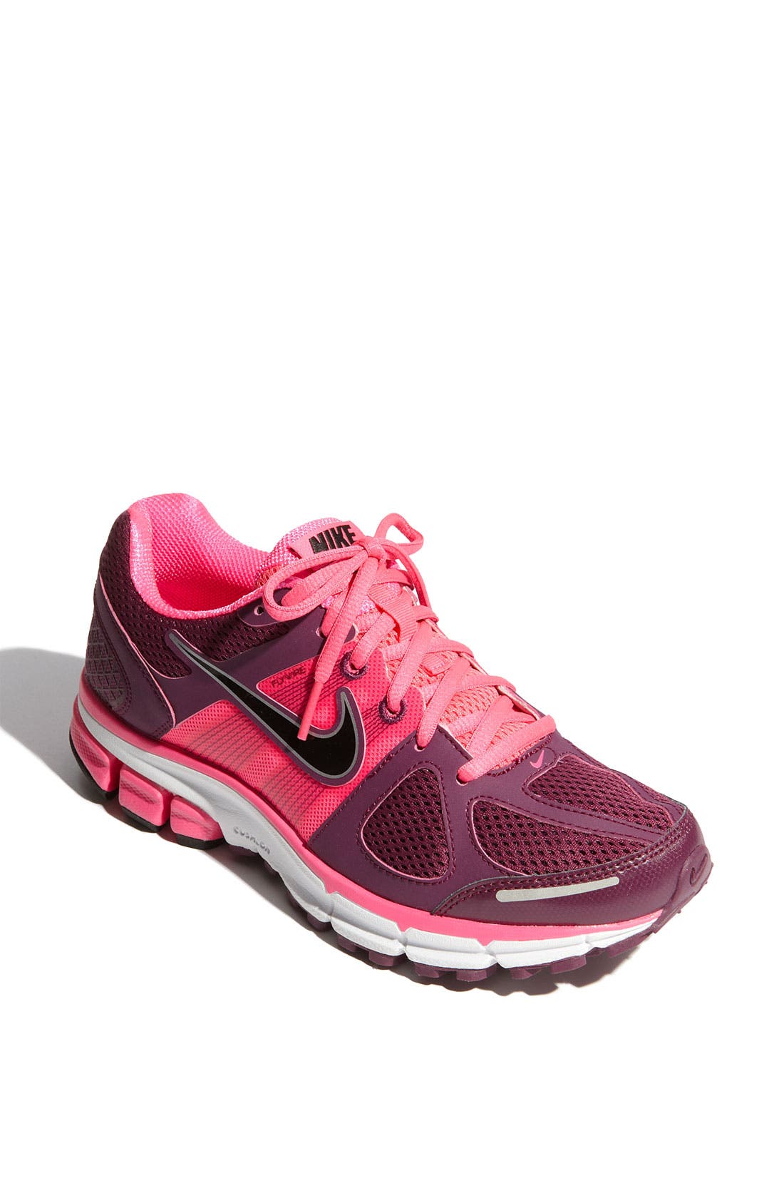 'Air Pegasus+ 28' Running Shoe, Main, color, MULBERRY/ PINK/ WHITE