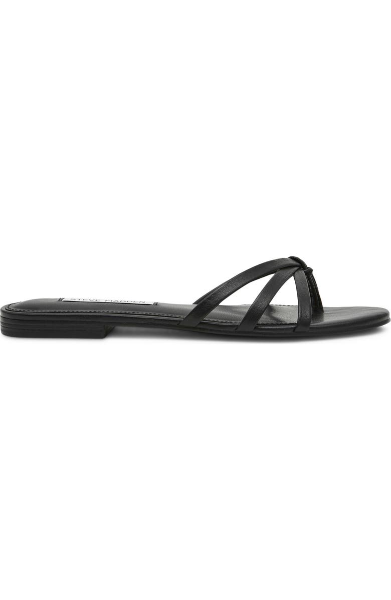 Steve Madden Calissi Flip Flop, Alternate, color, Black Leather