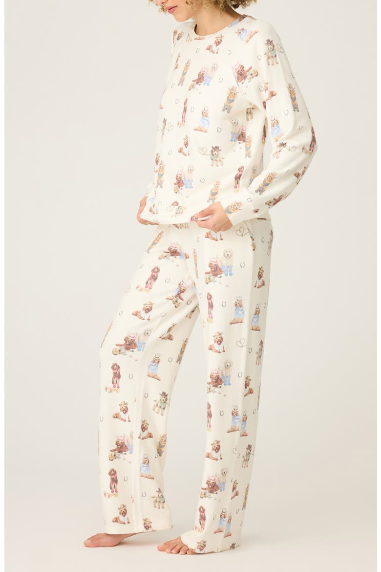 Colonial Ruff Ruffman Pajamas Ruff on the Range Jersey Pajamas (Women) | Nordstrom