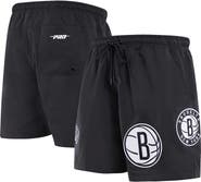 PRO STANDARD Men's Pro Standard Black Brooklyn Nets Classics Woven Shorts