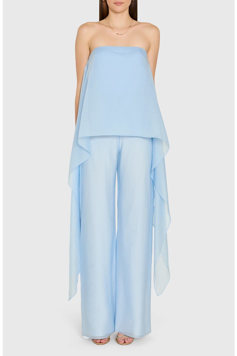 Jenny Strapless Jumpsuit, Main, color, BABY BLUE
