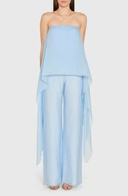 Amanda Uprichard Jenny Strapless Jumpsuit
