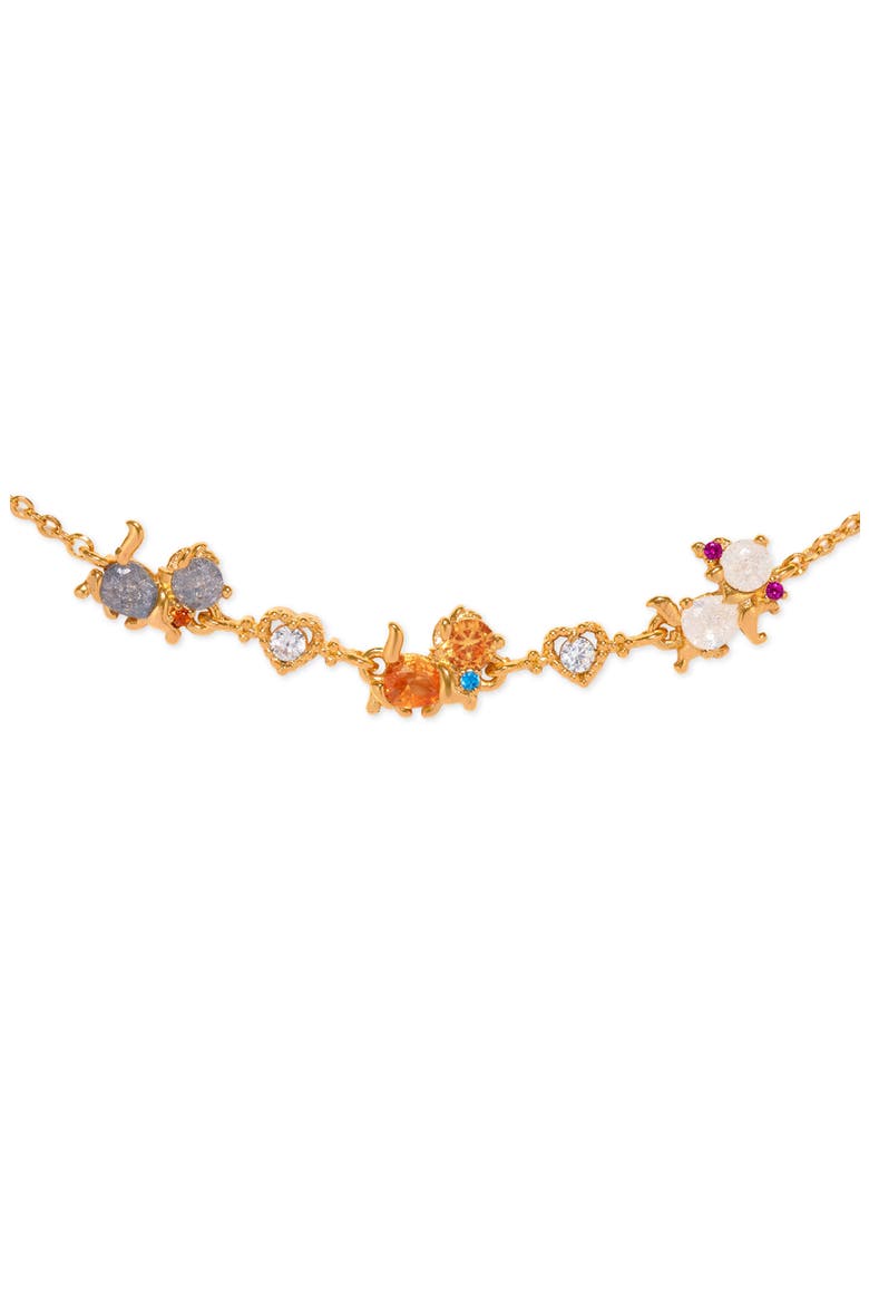 x Disney The Aristiocats Bracelet, Main, color, GOLD