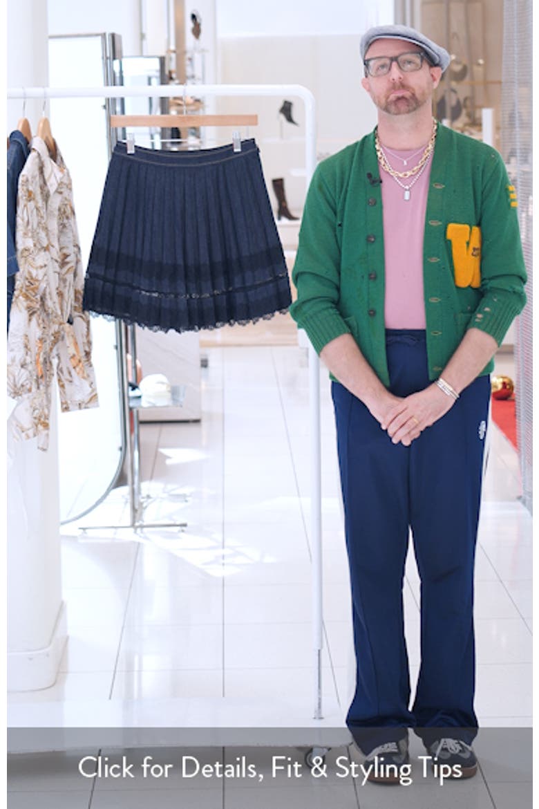 Guipure Lace Trim Laney Skirt video