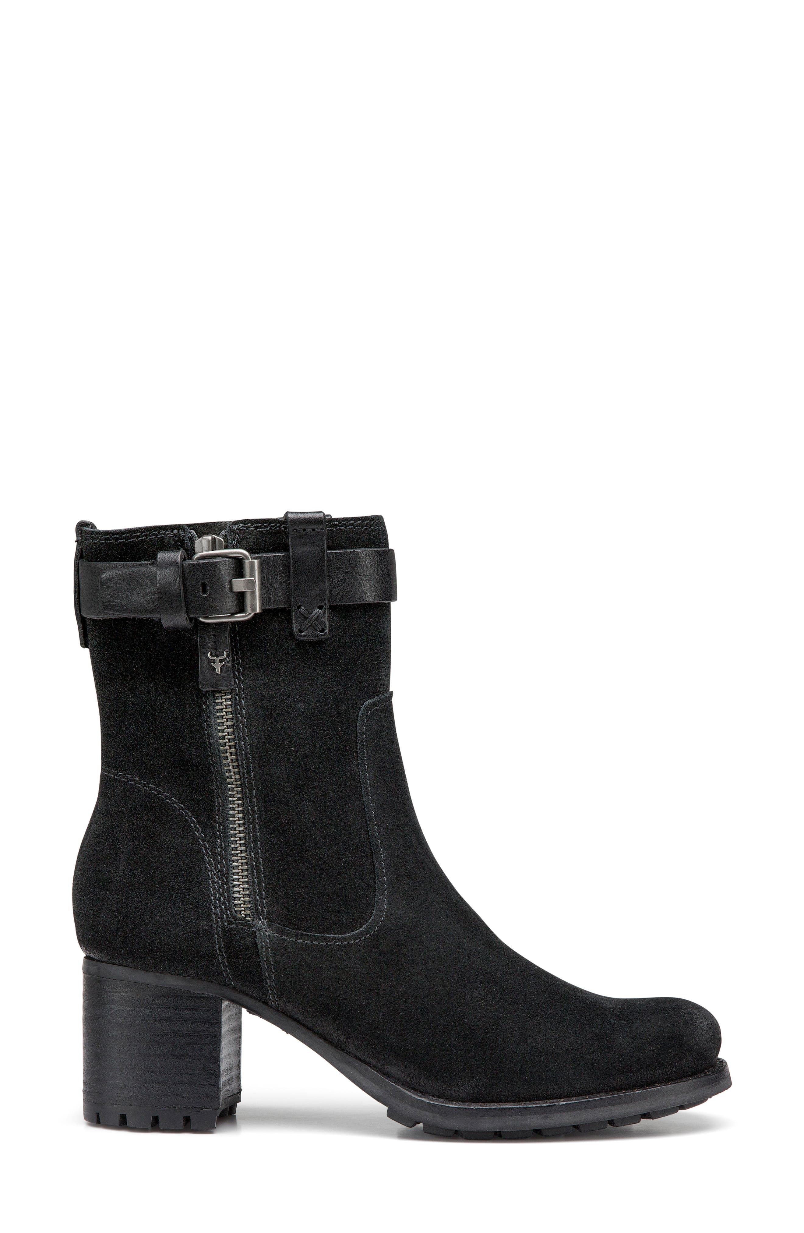 Madison Waterproof Boot, Alternate, color, BLACK SUEDE