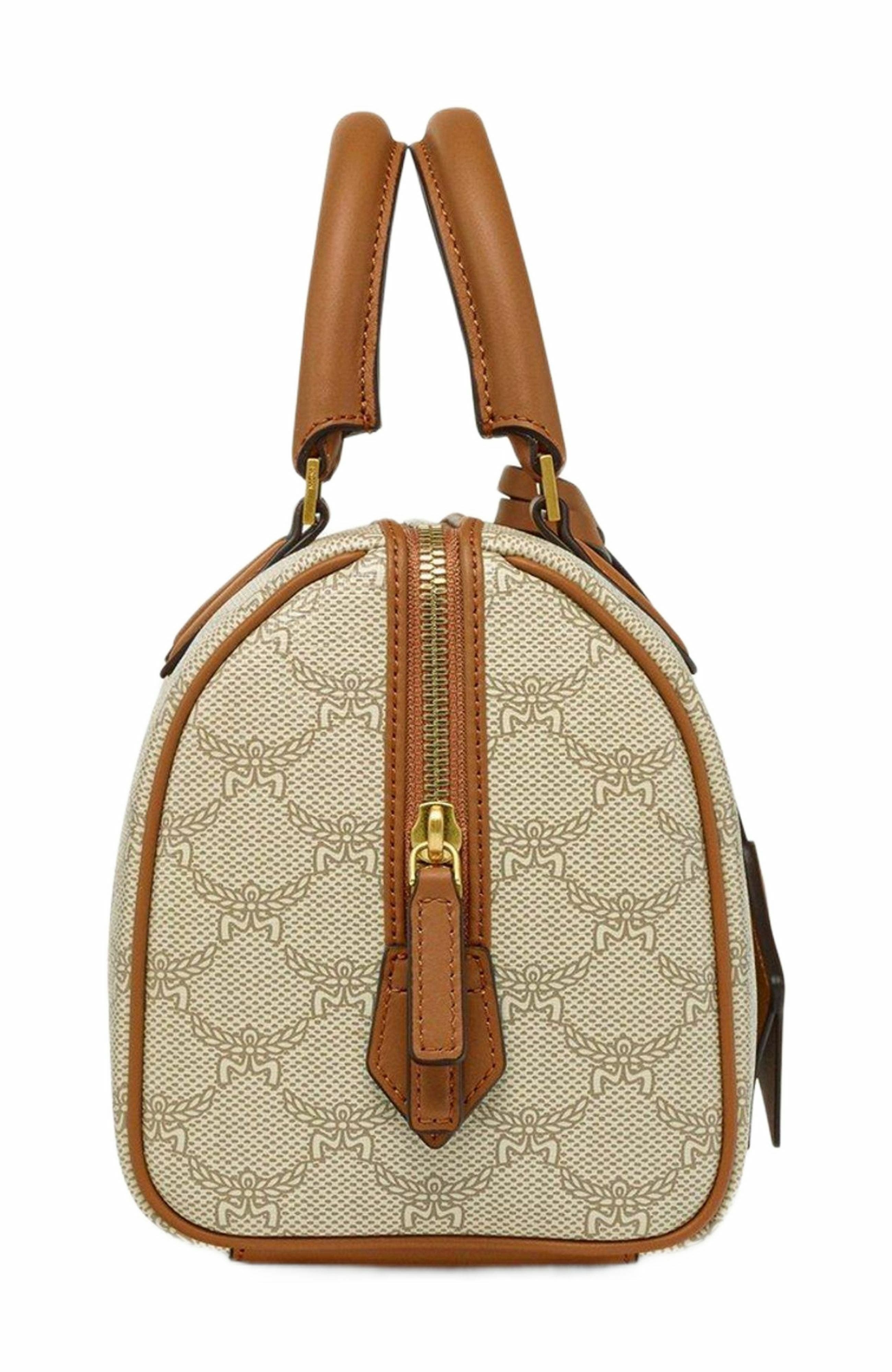 MCM Ella Boston Bag in Lauretos, Alternate, color, 