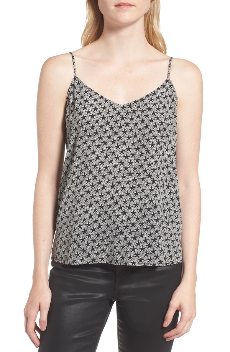 AG Lisette Silk Tank & Scarf, Alternate, color, 