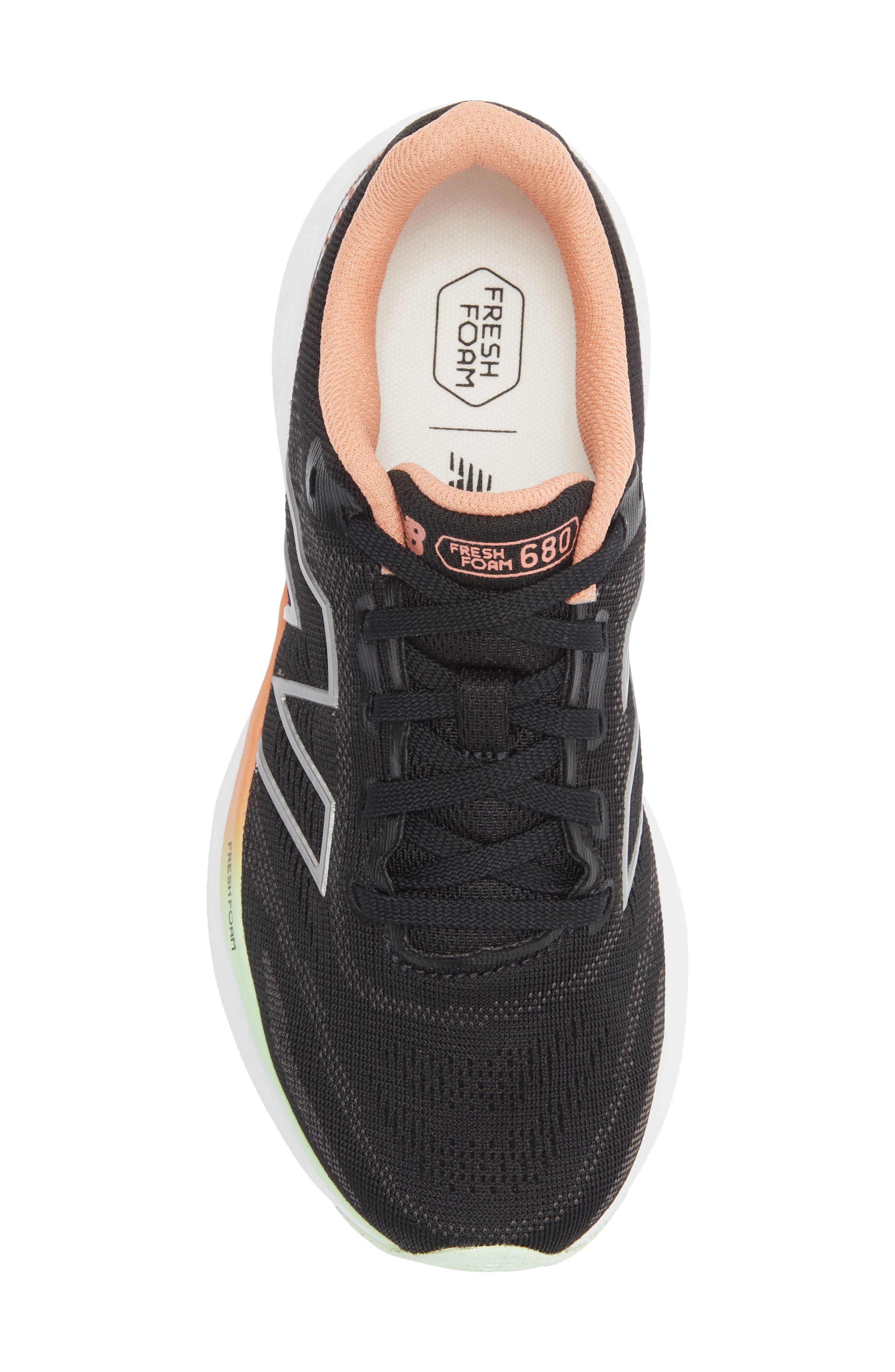 New Balance 680 Running Shoe, Alternate, color, Black/ Dark Silver Metallic