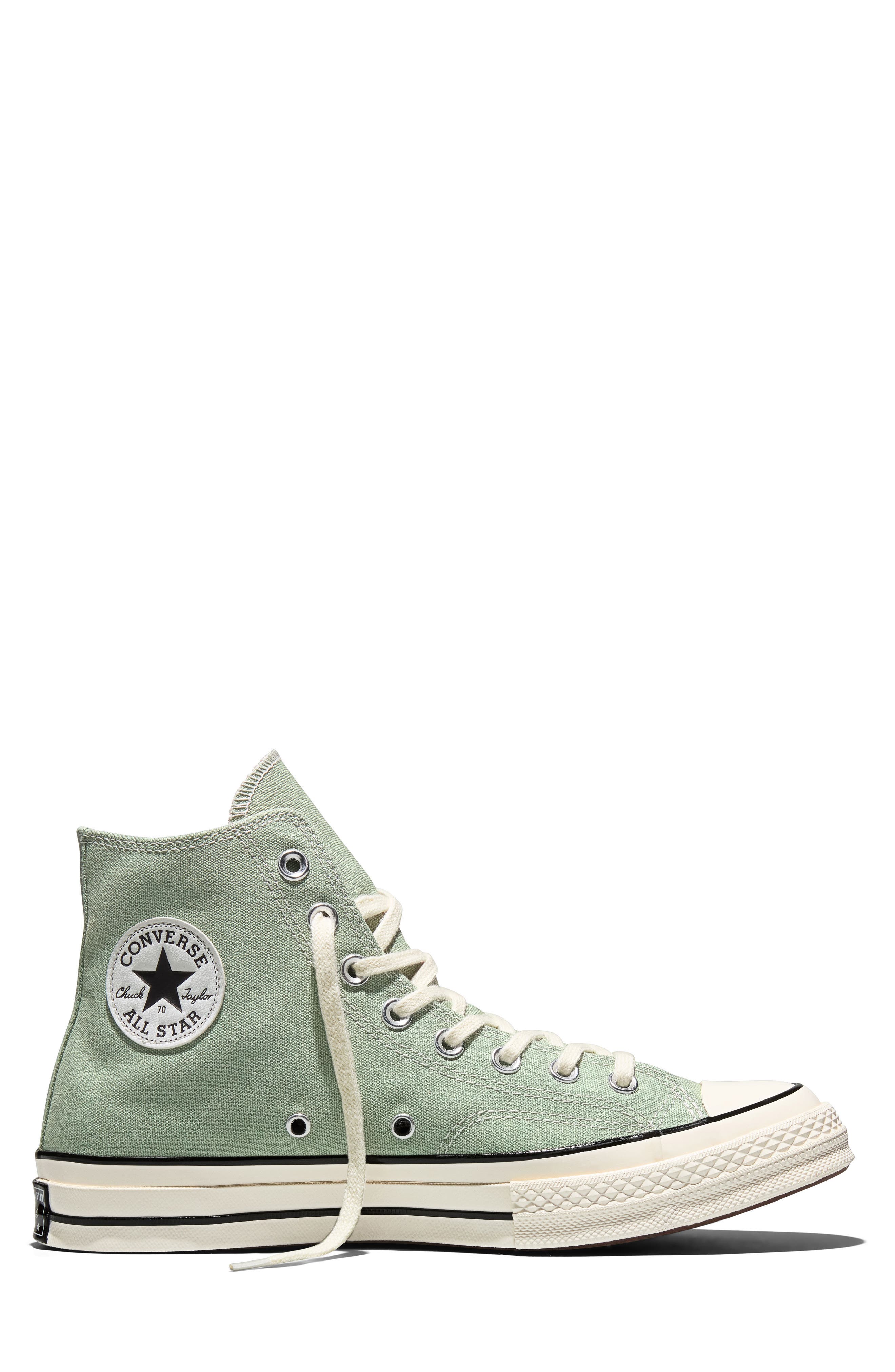 Converse Chuck 70 Canvas High Top Sneaker, Alternate, color, Thyme Again/ Egret/ Black