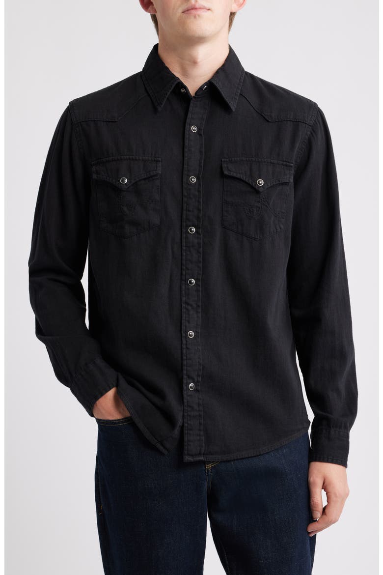 Huston Classic Fit Western Snap-Up Shirt, Main, color, CHAPMAN