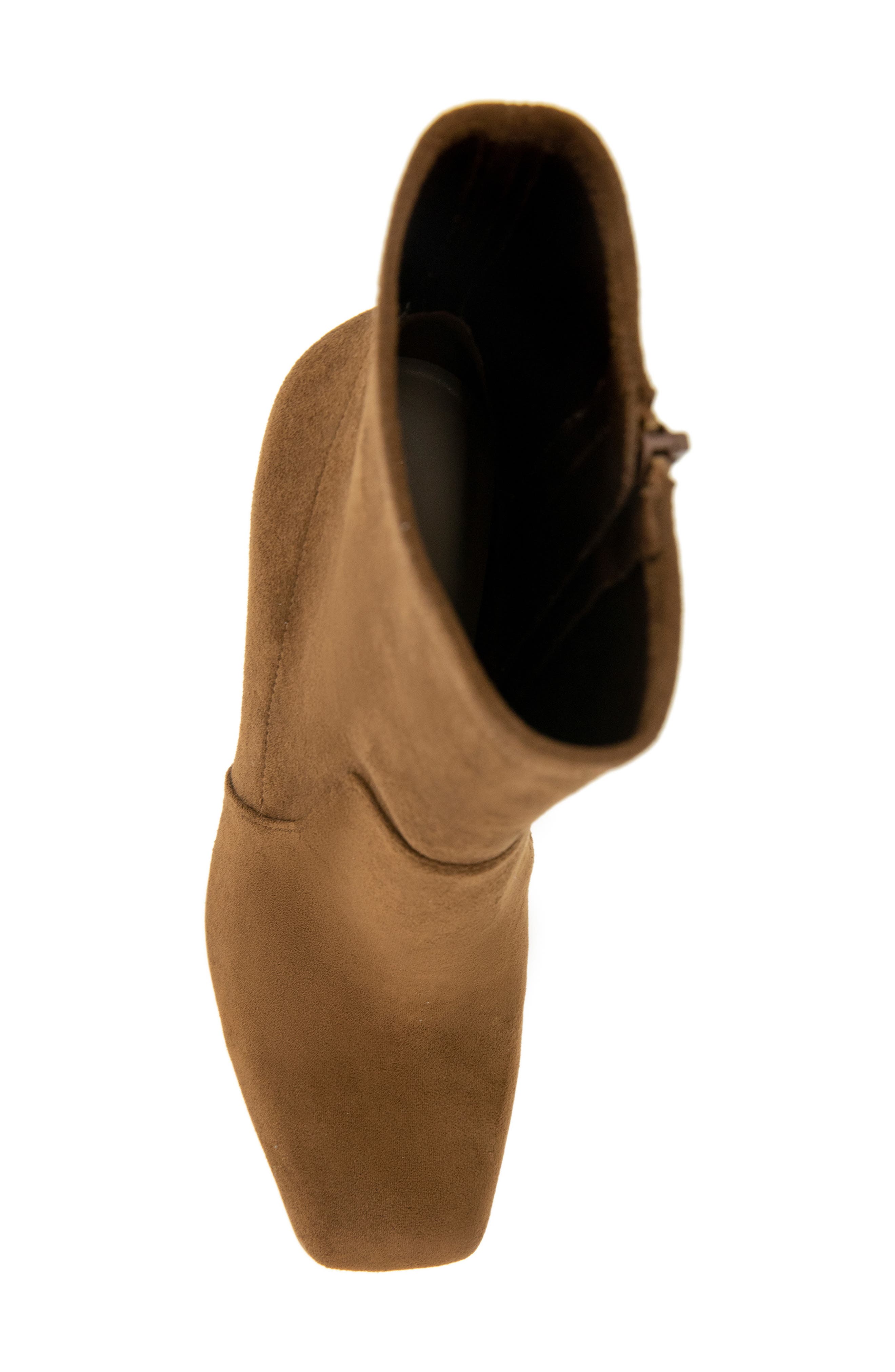 Kenneth Cole Jax Stretch Square Toe Boot, Alternate, color, Cognac