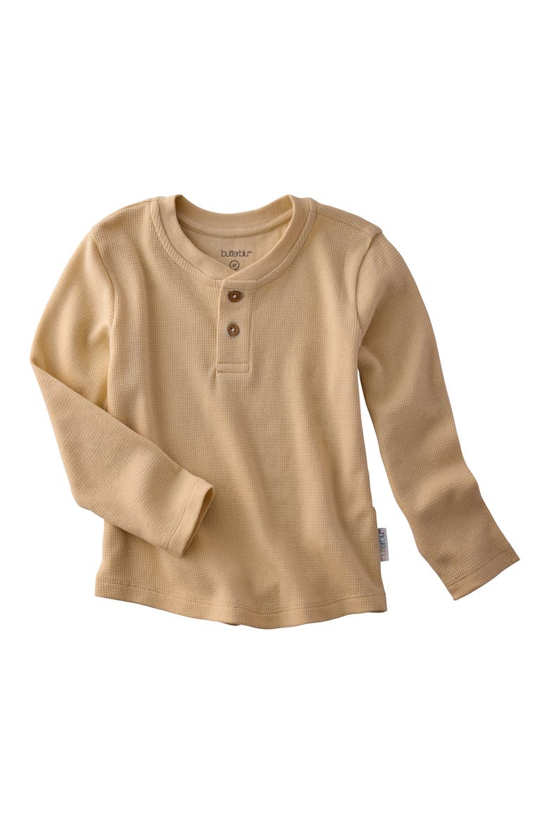 Kids' Payton Assorted 5-Pack Long Sleeve Organic Cotton Waffle Henley T-Shirts, Alternate, color, TERRA