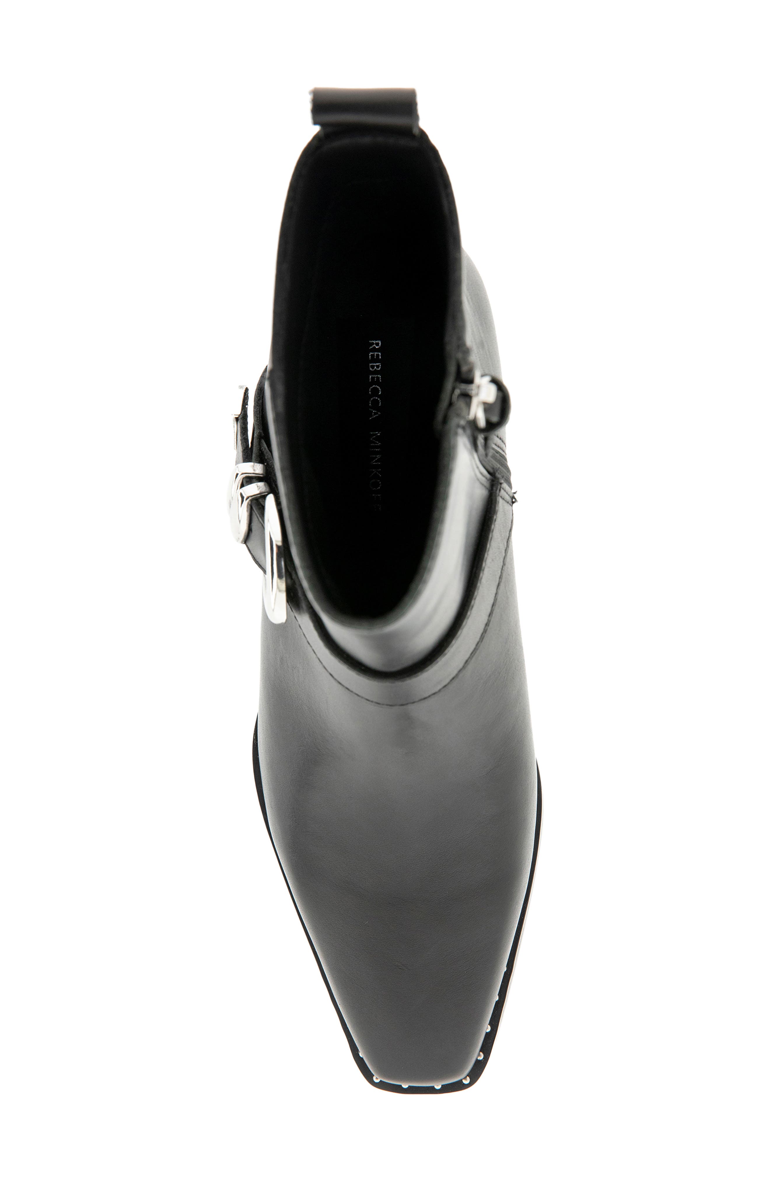 Rebecca Minkoff Maddy Croc Embossed Leather Boot (Women) | Nordstrom