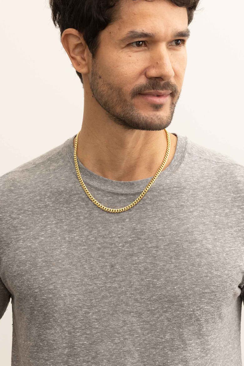 Men's Estate Cuban Bold Chain in 14K Gold, Alternate, color, 14K Yellow Gold