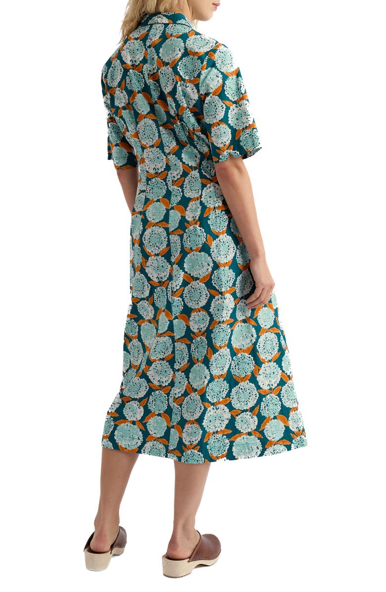 Seasalt Cornwall Wild Liquorice Organic Cotton Shirtdress, Alternate, color, Painted Marigold Dark Wreckage