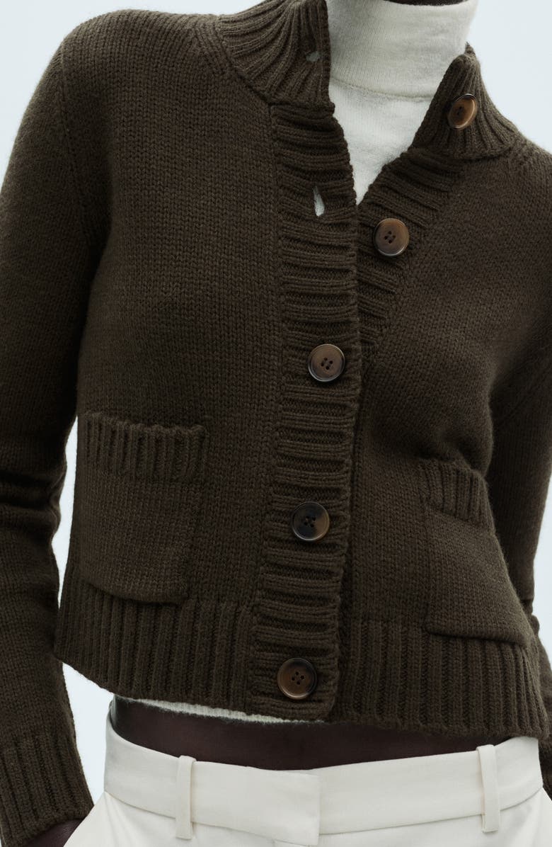 MANGO Patch Pocket Cardigan, Alternate, color,