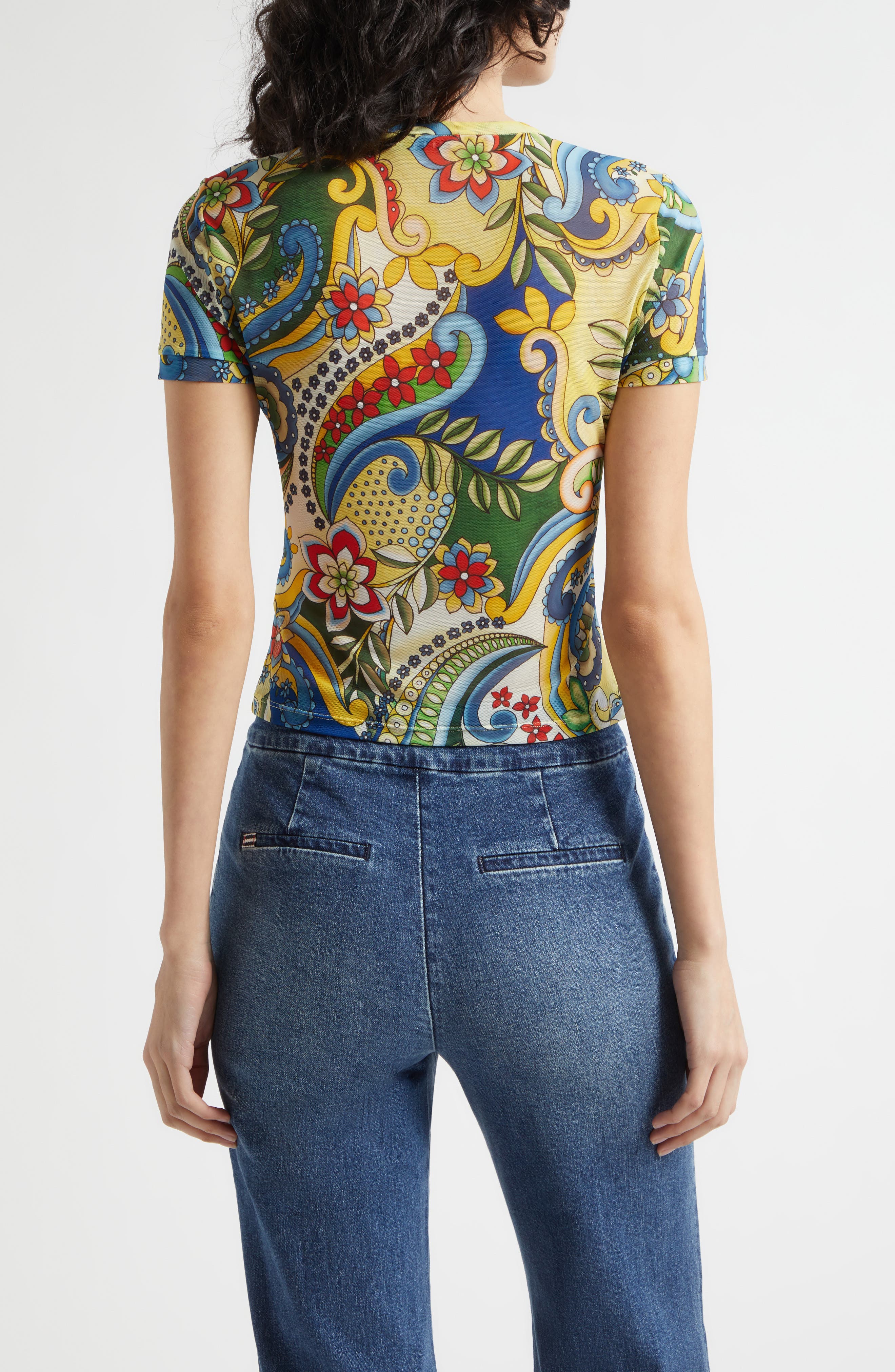 Tess Stretch Mesh T-Shirt - image 2