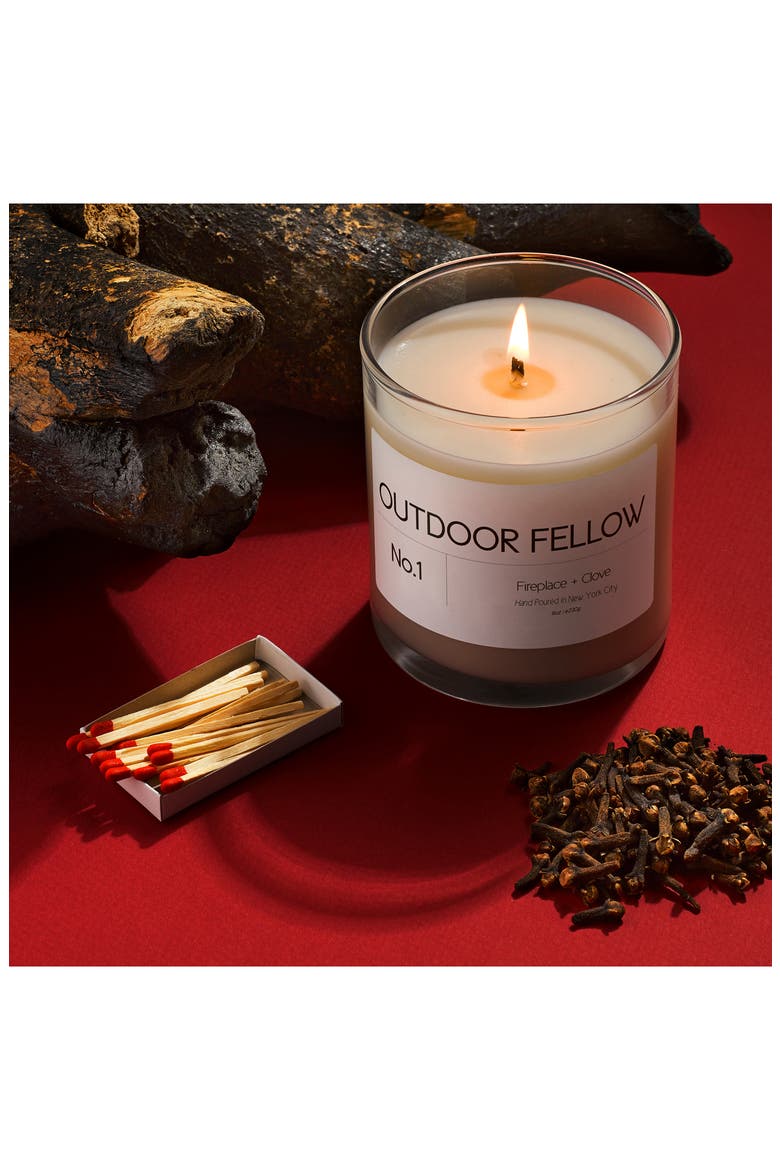 No. 1 Fireplace + Clove Scented Candle, Alternate, color, FIREPLACE AND COVE