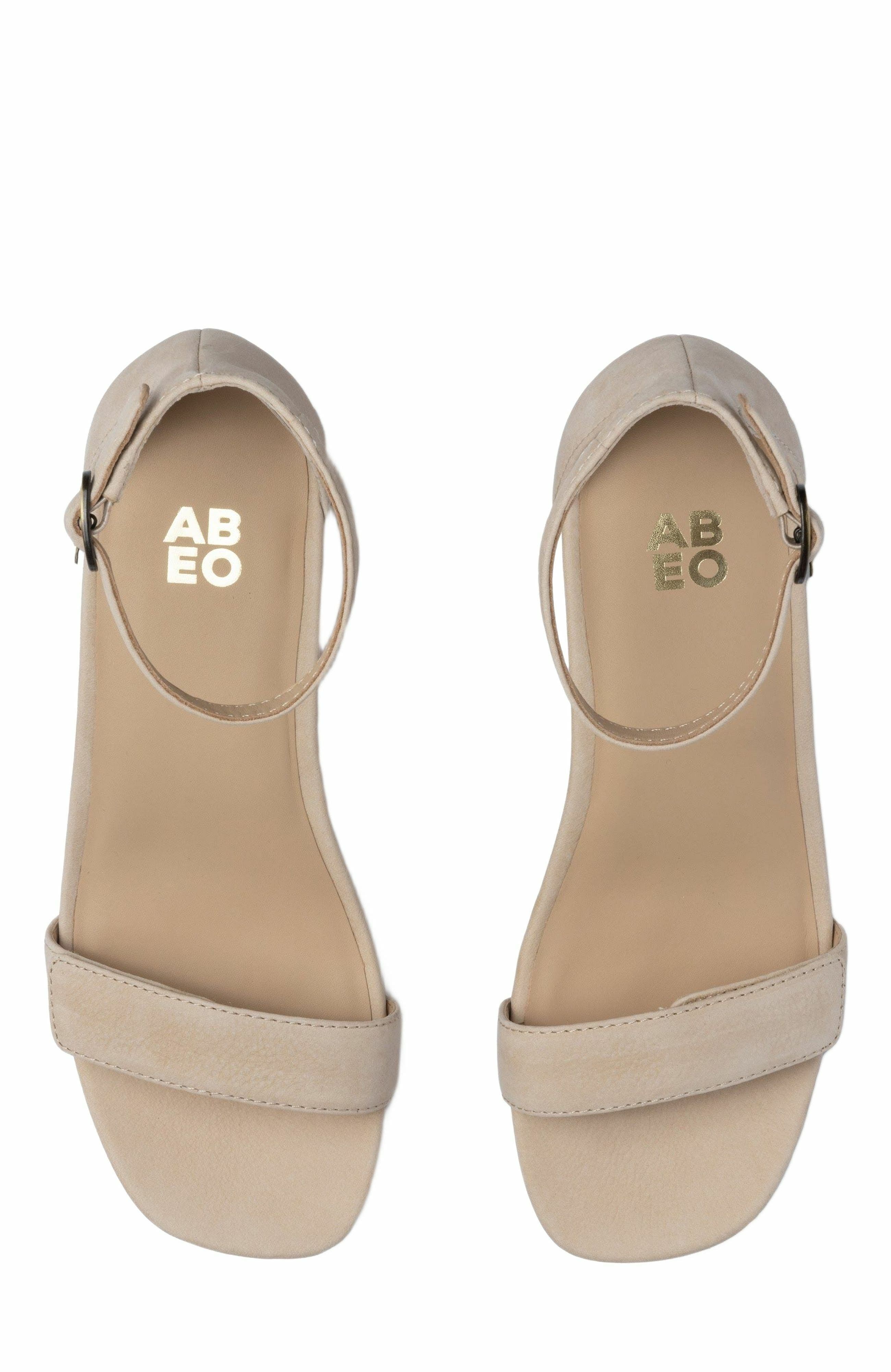 Avenue Strap Heels, Alternate, color, Sand Leather - Regular