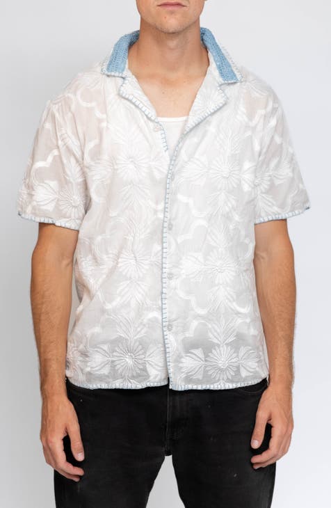 Rachit Cotton Short Sleeve Button-Down Shirt