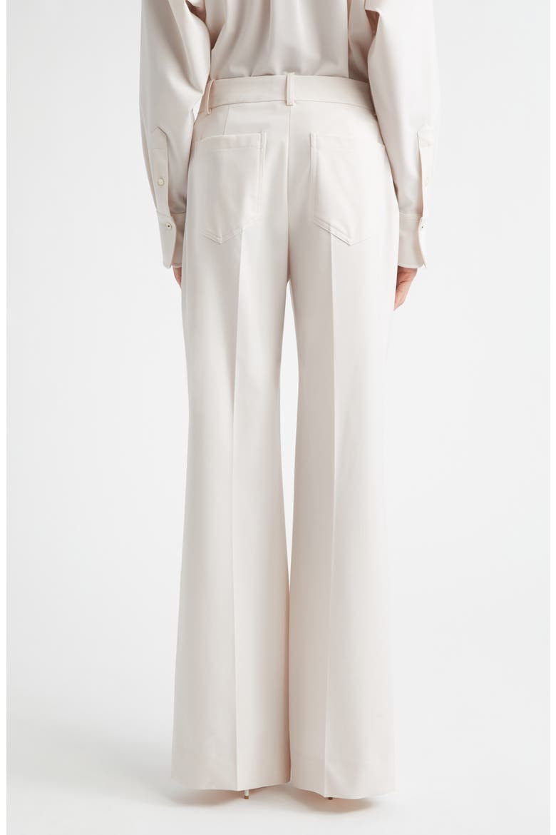 Alina High Waist Stretch Flare Leg Pants, Alternate, color, BONE