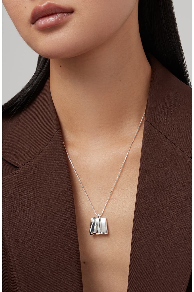 Sundra Pendant Necklace, Alternate, color, HIGH POLISH SILVER