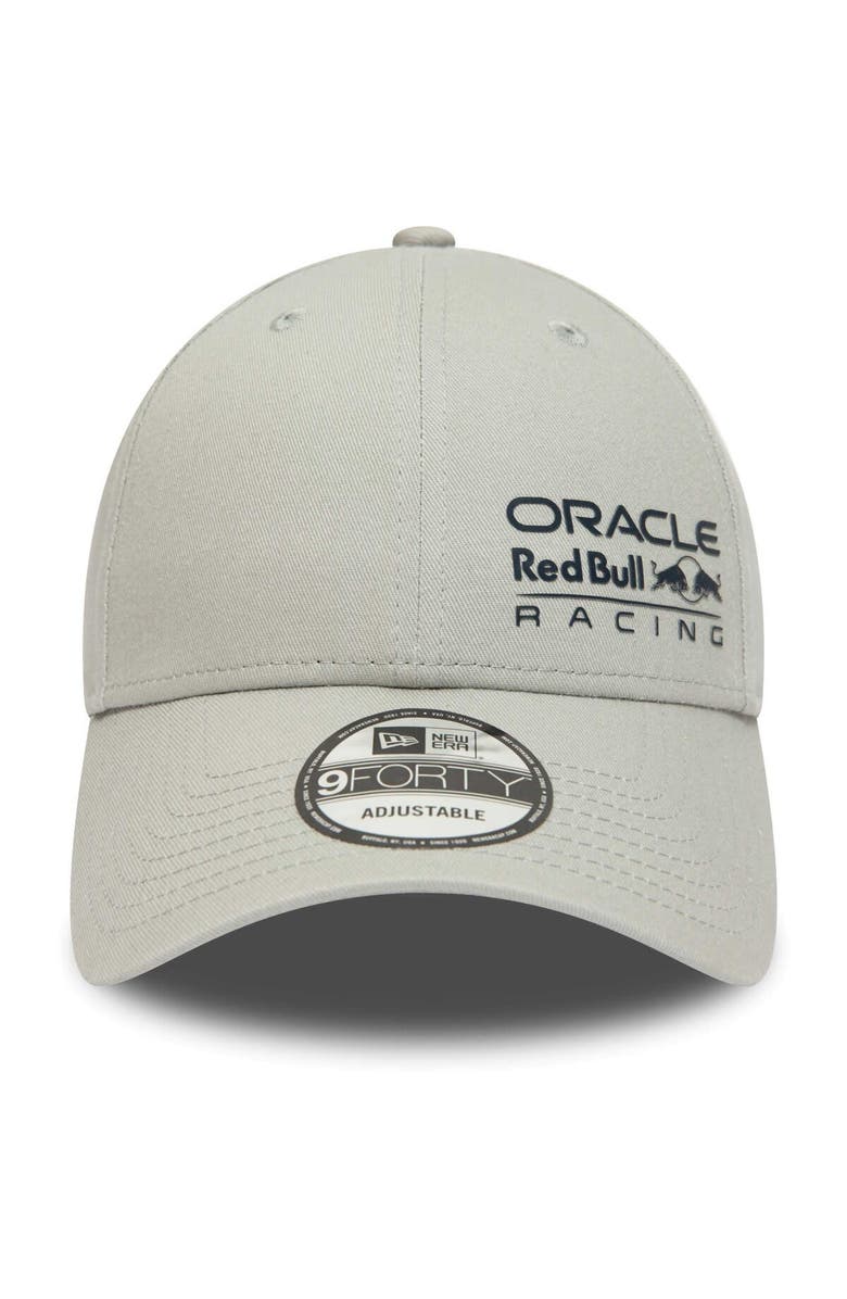 New Era Men's New Era Gray Red Bull F1 Racing Essential 9FORTY Snapback Hat, Alternate, color,