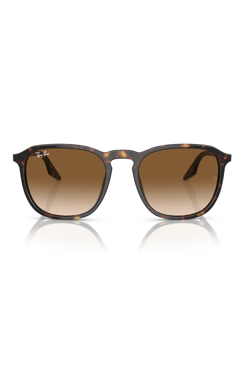 52mm Square Sunglasses, Main, color, HAVANA