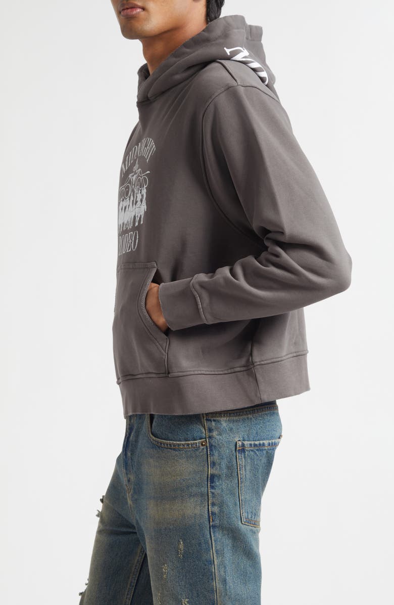 MIDNIGHT RODEO Western Graphic Hoodie, Alternate, color, Vintage Gray
