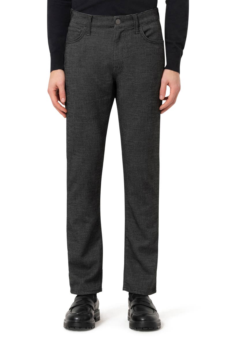 Courage Stretch Straight Leg Pants, Main, color, CHARCOAL FANCY