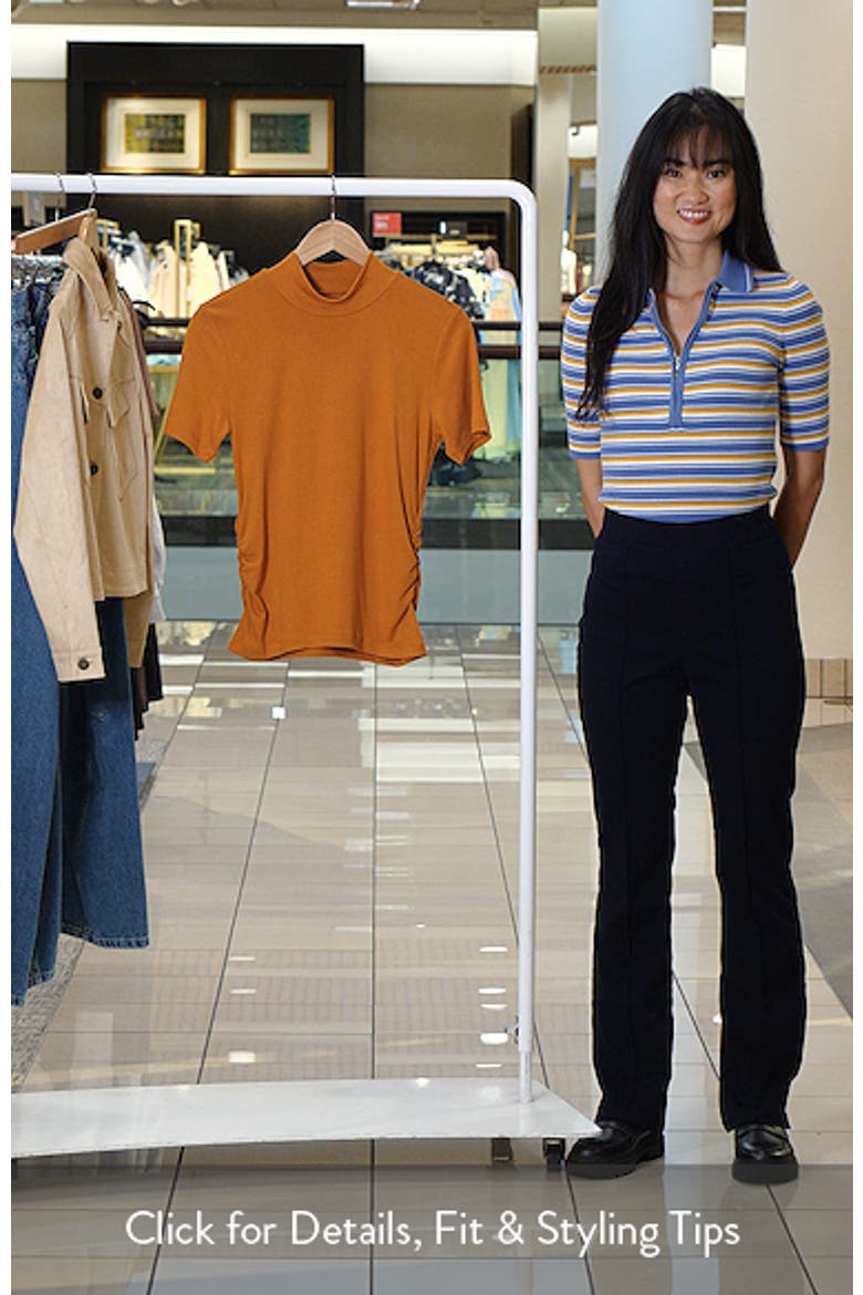 Short Sleeve Mock Neck Top video