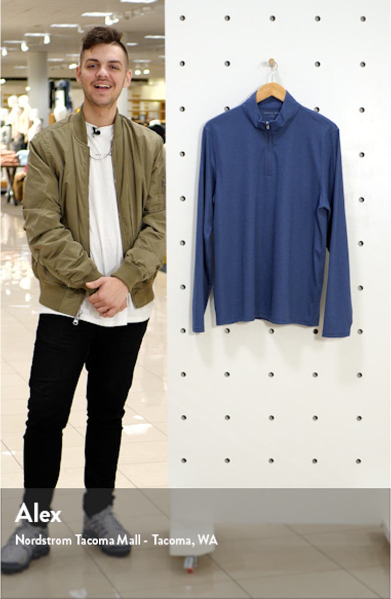 Marion Regular Fit Quarter Zip Pullover, sales video thumbnail