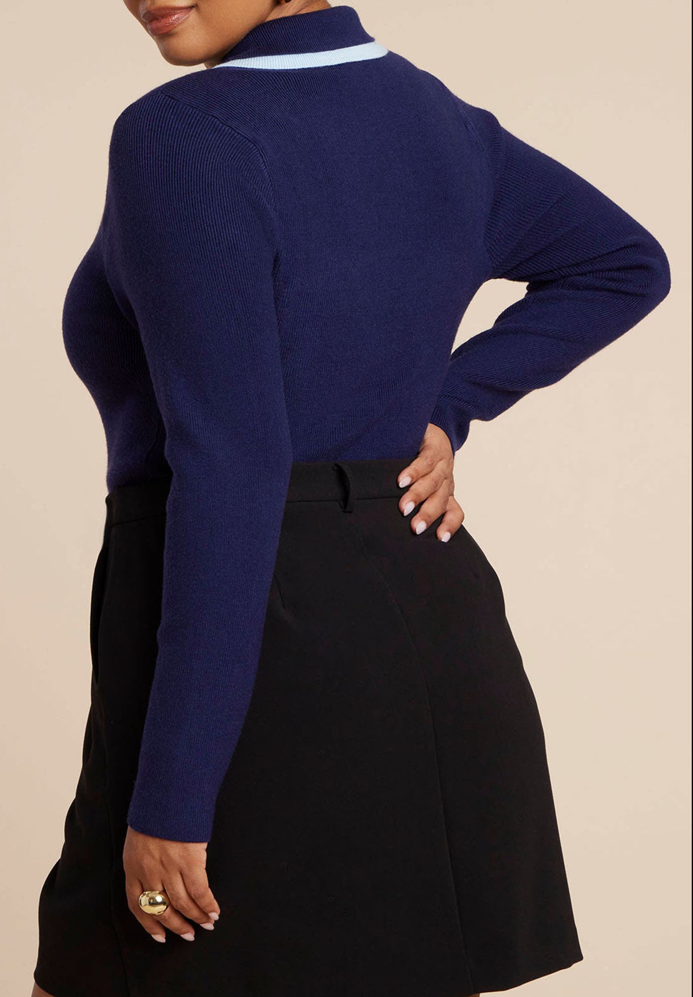 Double Collared Sweater - image 2