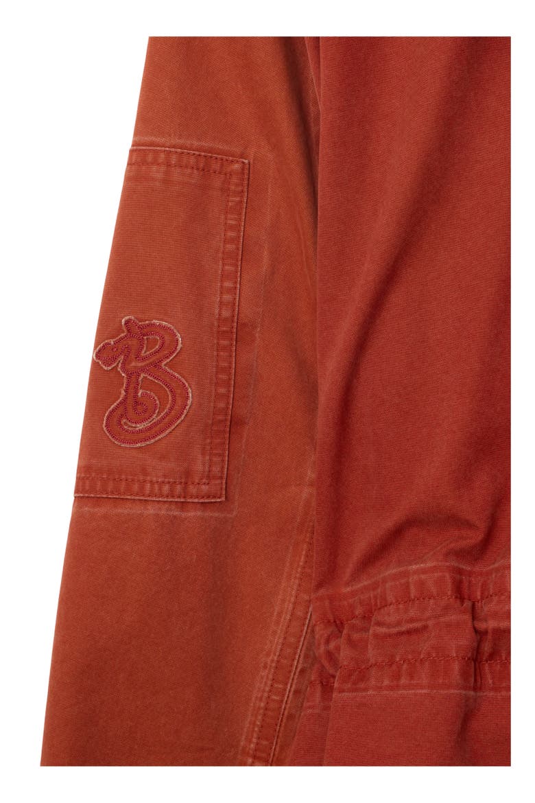 Bonded Cotton Parka, Alternate, color, Rust